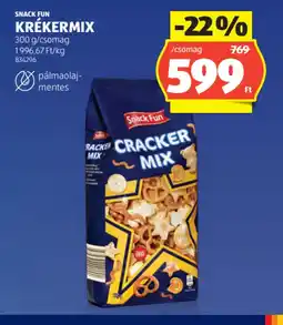 ALDI SNACK FUN KRÉKERMIX ajánlat