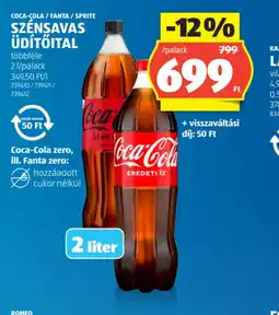 ALDI COCA-COLA SZÉNSAVAS ÜD 0,5TŐITAL ajánlat