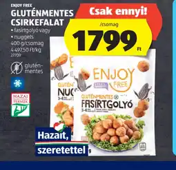 ALDI ENJOY FREE GLUTÉNMENTES CSIRKEFALAT ajánlat