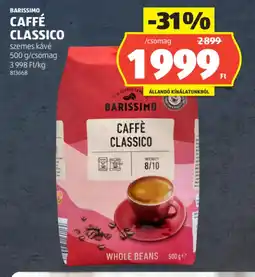 ALDI BARISSIMO CAFFÈ CLASSICO ajánlat