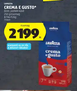 ALDI LAVAZZA CREMA E GUSTO ajánlat