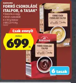 ALDI BARISSIMO FORR CSOKOLÁDÉ ITALPOR ajánlat