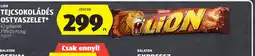 ALDI LION TEJCSOKOLÁDÉS OSTYASZELET ajánlat