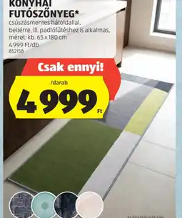 ALDI HOME CREATION KONYHAI FUTSZŐNYEG ajánlat