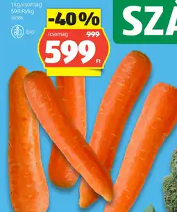 ALDI BIO NATURA BIO SÁRGARÉPA ajánlat