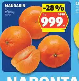 ALDI MANDARIN ajánlat