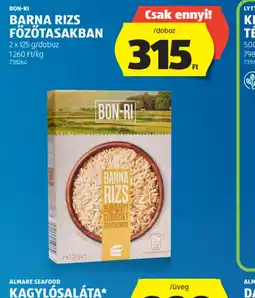 ALDI BON-RI BARNA RIZS FŐZŐTASAKBAN ajánlat
