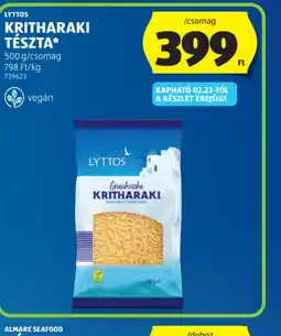 ALDI LYTTOS KRITHARAKI TÉSZTA ajánlat