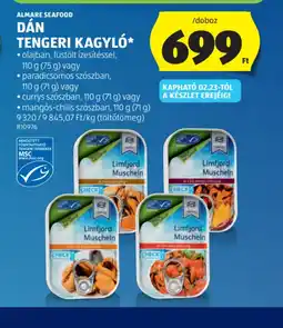 ALDI ALMARE SEAFOOD DÁN TENGERI KAGYL ajánlat