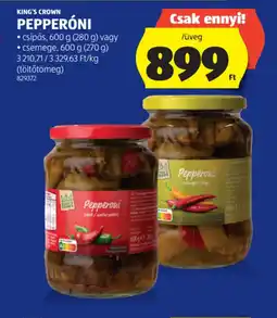 ALDI KING'S CROWN PEPPERNI ajánlat