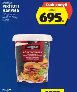 ALDI AMERICAN PIRÍTOTT HAGYMA ajánlat