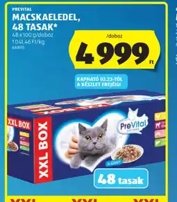 ALDI PREVITAL MACSKAELEDEL ajánlat