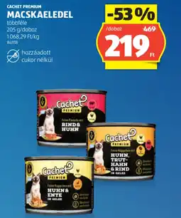 ALDI CACHET PREMIUM MACSKAELEDEL ajánlat