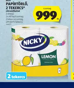 ALDI NICKY PAPÍRTÖRLŐ ajánlat