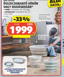 ALDI HOME CREATION ÖSSZECSUKHAT VÖDÖR ajánlat