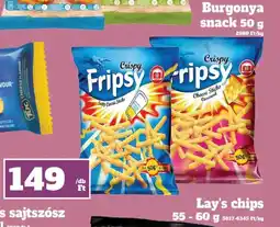 Vil-For Fripsy burgonya snack ajánlat