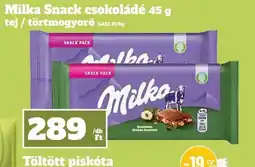 Vil-For Milka Snack csokoládé ajánlat