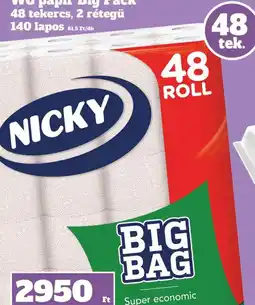 Vil-For NICKY WC papír Big Pack ajánlat