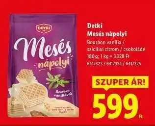 Lidl Detki Mesés nápolyi ajánlat