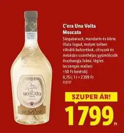 Lidl C’era una volta Moscato ajánlat