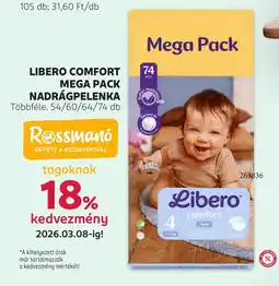 Rossmann LIBERO COMFORT NADRÁGPELENKA ajánlat