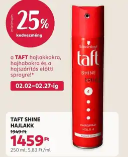 Rossmann TAFT SHINE HAJLAKK ajánlat