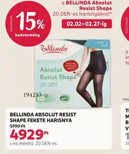 Rossmann BELLINDA ABSOLUT RESIST SHAPE HARISNYA ajánlat