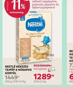 Rossmann NESTLÉ KEKSZES TEJPÉP ajánlat