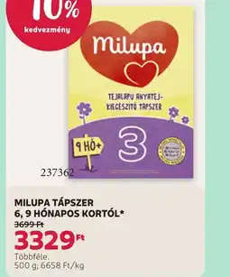 Rossmann MILUPA TÁPSZER ajánlat