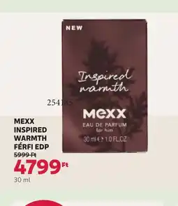 Rossmann MEXX INSPIRED WARMTH FÉRFI EDP ajánlat