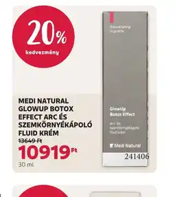 Rossmann MEDI NATURAL GLOWUP BOTOX KRÉM ajánlat