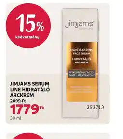 Rossmann JIMJAMS SERUM LINE HIDRATÁL ARCKRÉM ajánlat