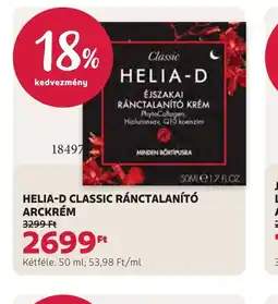 Rossmann HELIA-D RÁNCTALANÍT ARCKRÉM ajánlat