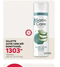 Rossmann GILLETTE SATIN CARE NŐI BOROTVAGÉL ajánlat