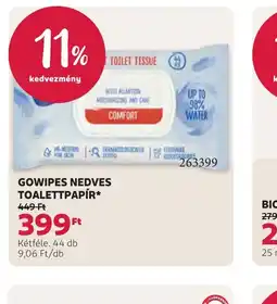 Rossmann GOWIPES NEDVES TOALETTPAP 27.99R ajánlat