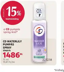 Rossmann CD WATERLILY PUMPÁS SPRAY ajánlat