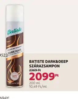 Rossmann BATISTE DARK&DEEP SZÁRAZSAMPON ajánlat