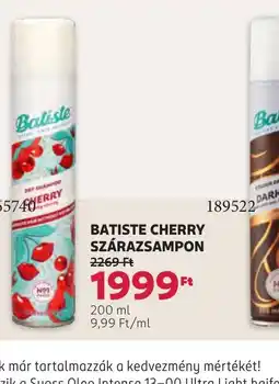 Rossmann BATISTE CHERRY SZÁRAZSAMON ajánlat