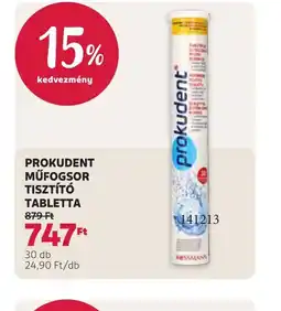 Rossmann PROKUDENT MŰFOGSOR TISZTÍT TABLETTA ajánlat