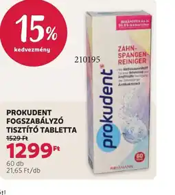 Rossmann Prokudent fogszabályz tabletta ajánlat