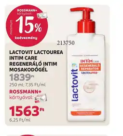 Rossmann LACTOVIT LACTOUREA INTIM MOSAKODGÉL ajánlat