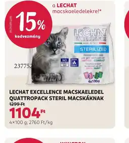 Rossmann LECHAT EXCELLENCE MACSKAELEDEL ajánlat