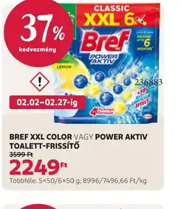 Rossmann Bref XXL TOALETT-FRISSÍTŐ ajánlat