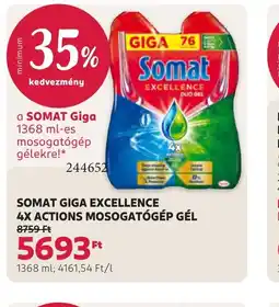 Rossmann SOMAT GIGA EXCELLENCE MOSOGATGÉP GÉL ajánlat