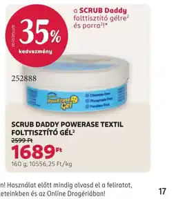 Rossmann SCRUB DADDY TEXTIL FOLTTISZTÍT GÉL ajánlat