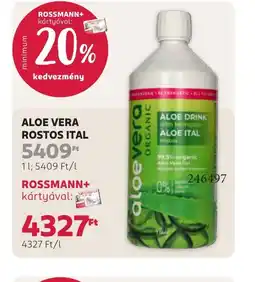 Rossmann ALOE VERA ROSTOS ITAL ajánlat