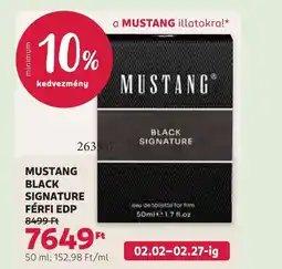 Rossmann MUSTANG BLACK SIGNATURE FÉRFI EDP ajánlat