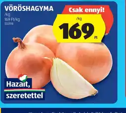 ALDI VÖRÖSHAGYMA ajánlat
