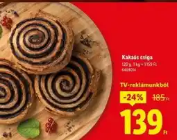 Lidl Kakaós csiga ajánlat