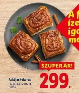 Lidl Fahéjas tekercs ajánlat